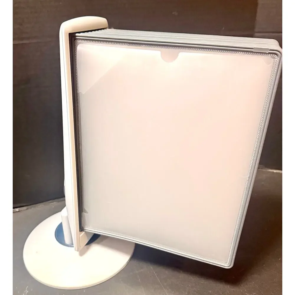 Aidata 2-Motion Rotary Reference Organizer 10 dual-sided display pockets